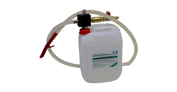 Canister and drum mixer for concentrates 1–16% container sizes of 5–200 kg