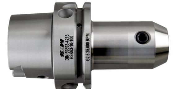 Držák frézy DIN 69893 jemný závit G2,5 25 000 ot./min HSK-A63 d=6 mm a=65 mm