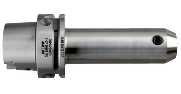 Držák frézy DIN 69893 jemný závit G2,5 25 000 ot./min HSK-A63 d=16 mm a=160 mm
