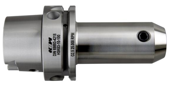 Držák frézy DIN 69893 jemný závit G2,5 25 000 ot./min HSK-A63 d=8 mm a=100 mm