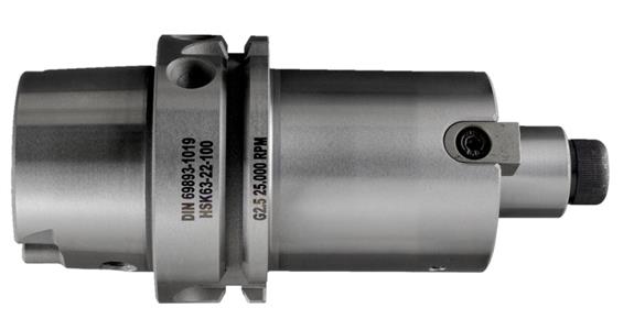 Čelní frézovací trn DIN 69893 HSK-A63 G 2,5 25 000 ot./min d1=40 mm A=60 mm