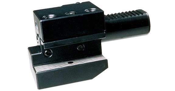 Square longitudinal mount, shank dia. 30 mm, right, shape C1, DIN 69880, part 4