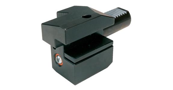 Square longitudinal mount, shank dia. 50 mm, right, shape C3, DIN 69880, part 4