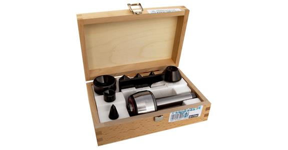 Synchronously running punch tip set in wooden box MK 5 size 110 H