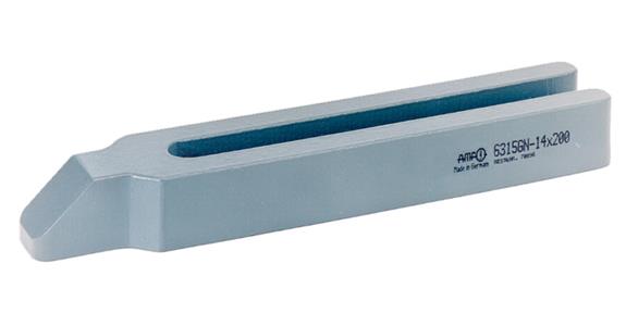 Fork clamp with lug, slot width 14 mm L=200 mm