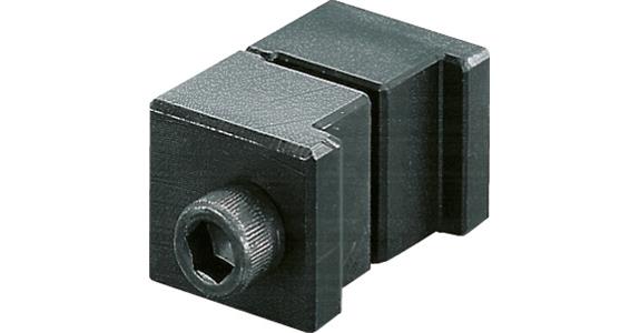 Double adjustable clamp for NC clamp type RKE-M/RKE/RKZ/RKD/RKK with M12 thread