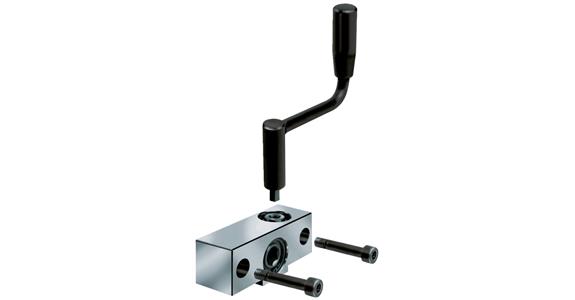 Angle drive for jaw width 160 mm for Hilma clamping device