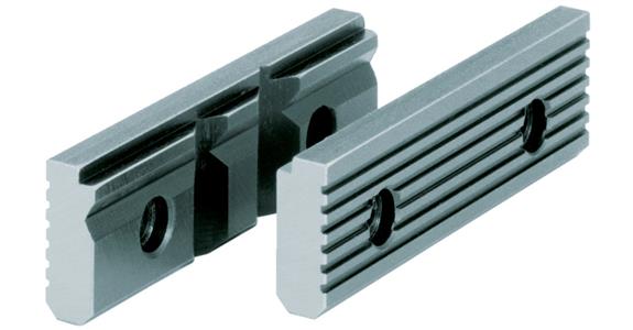 Prism and normal jaw for machine vice type RB, pairs, BB 113 mm
