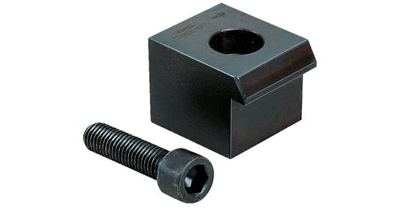 Adj. clamp set, clamp. edge=27mm, groove=14mm for type EL/NC 125/160 and DS 125