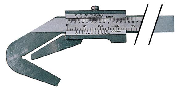 Precision 3-point vernier calipers for 3-edged tool MR dia. 5-40 mm