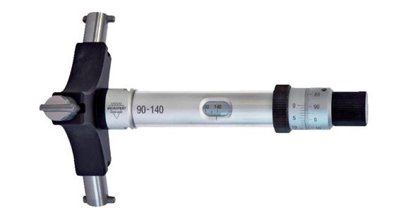 Precision 3-pt internal micrometer, self-adj. meas. depth 110 mm MR 30-40 mm