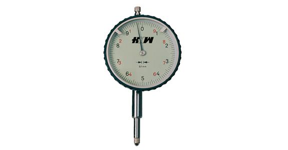 St. dial gauge read. 0.1 mm acc. per factory stand. meas. range 10 mm dia. 58 mm