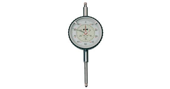 Dial gauge read. 0.01 mm accuracy per factory stand. large MR 100 mm dia. 58 mm