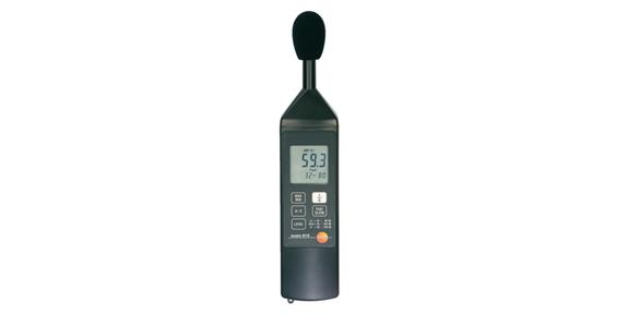 Sound level meas. instr. TESTO 815 acc. 2 +32 to +130 dB(A) micro wind grd batt.