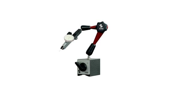 3D articulated measuring stand with sw. magnet approx. 800 N op. radius 200 mm
