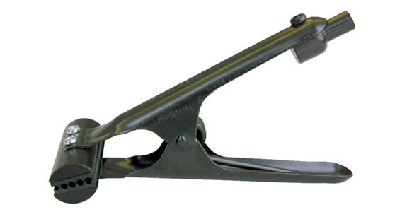 Spring clamp holder with plastic jaws width 50 mm thread M 6