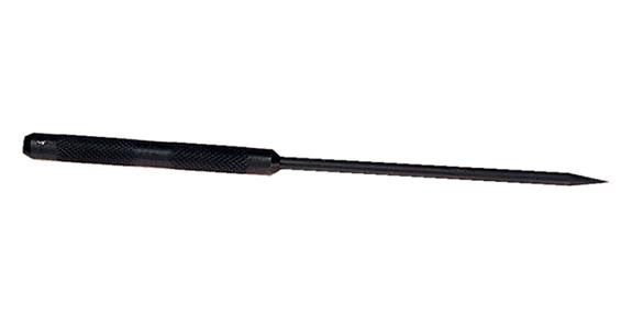 Scriber, straight chromium-vanadium steel knurled handle length 175 mm