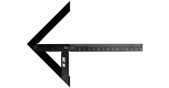 Centring angle aluminium hardened scratch-resistant surface 100 x 70 mm