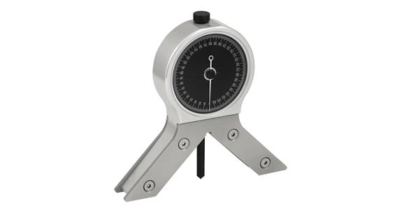 Precision square gauge, accuracy +/-0.5°, with centrepoint punch