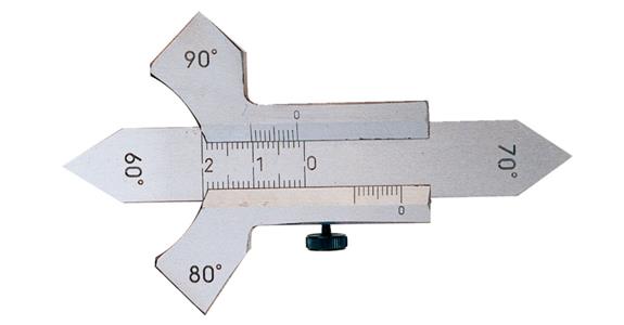 Welding seam gauge MR 20 mm reading 0.1 mm for flat and corner weld seams