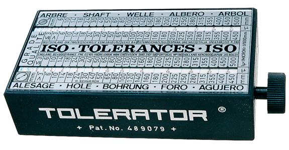 ISO tolerance key Tolerator, plastic housing 110x60x30 mm