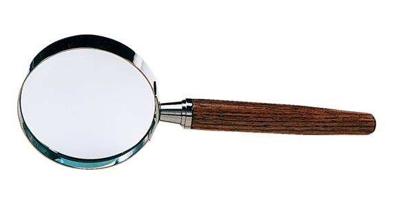 Magnifying glass L-303 magnification 4x, dia. 65 mm metal frame