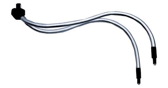 Gooseneck light guide, flexible, dia. 4 mm, L=550 mm for stereo zoom microscopes