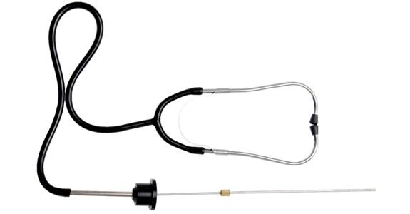 Automotive stethoscope with steel tip