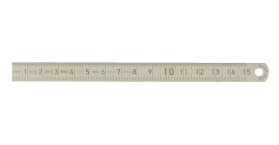 Flexible scale division 1/2 and 1/1 mm EG acc. II rust-proof L=200 mm