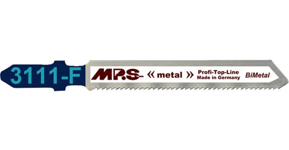 Bimetal jigsaw blade for metal pack=5 pcs effective length 105 mm 10-5 tpi