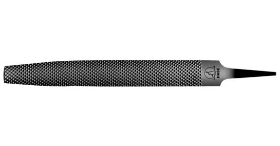 Wood rasp, DIN 7263 D, (cabinet rasp) flat, half-round, length 250 mm, cut 2