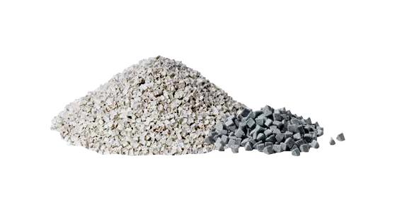 Ceramic abrasives, triangular, DM 6/6 mm, grey, container 25 kg