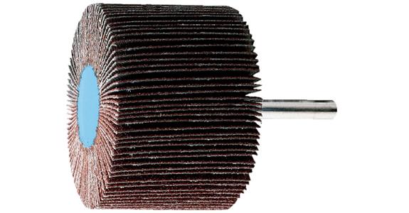 Grinding flaps synthetic corundum ISO 3919 80x15 mm shank dia. 6 mm grit 120
