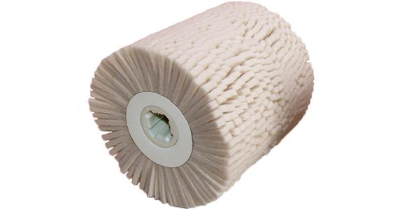 Segmented felt roller, brush shape 100x100 mm hole 19 mm medium