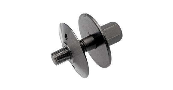 Clamping shank M14 for angle polisher