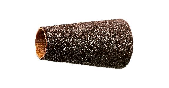Sanding belt ring tapered synthetic corundum grain 150 dia.xW 14/20x63 mm