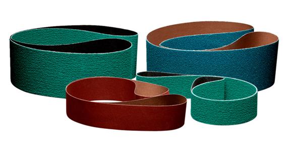 Grit sanding belt type R grain 60 alumina zirconia 150x2000mm pack = 10 pcs