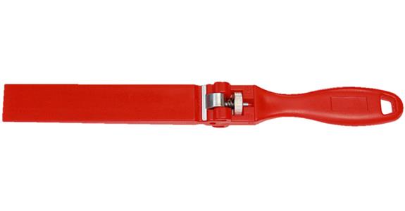Flexible sanding belt holder with clamping screw 270x25 mm for abrasive cloth