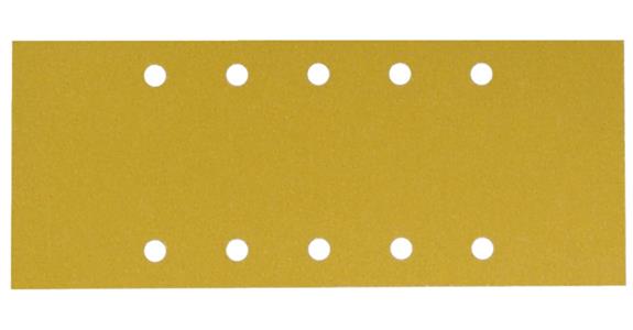 Dry abrasive paper corundum perforated grit 80 115x280 mm in strips