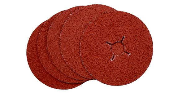 Fibre disc ceramic abrasive grain/Ceramics Plus, grit 50 dia. 180 mm