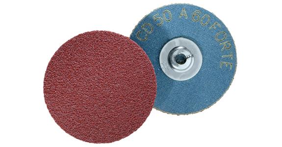 COMBIDISC grinding disc corundum A-Forte light brown grain 80 dia. 38 mm