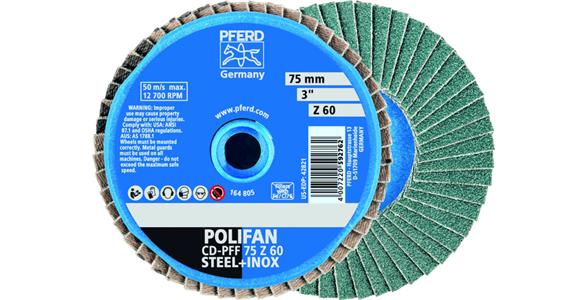 COMBIDISC sanding disc MINI-POLIFAN zirconia alumina dia. 50 mm G60