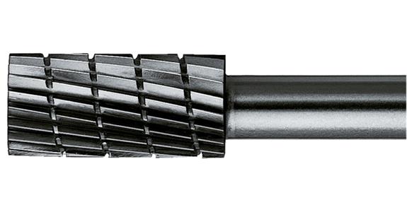 HSS bur cylindrical (ZYAS), shank dia. 6 mm serr. 3, head dia. x length 16x25 mm