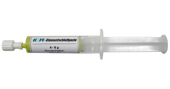 Diamond polishing paste colour yellow content 20 ml grit 4-6 µ