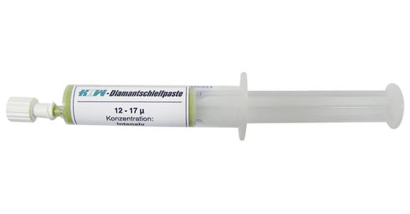 Diamond polishing paste colour green content 5 ml grit 12-17 µ