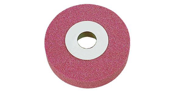 Bench grinder disc, corundum, pink, grit 60, dia. 200x25x20 mm
