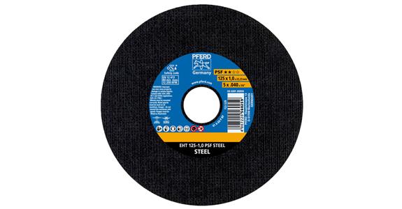 Free-hand cutting disc depressed centre univ. line PSF STEEL grit 46 115x2.4mm
