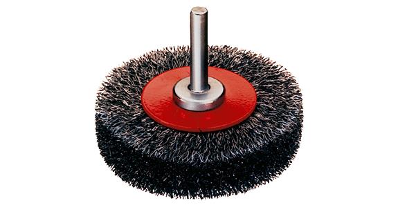 Shank wheel brush special steel wire fine 0.2x18x70 mm