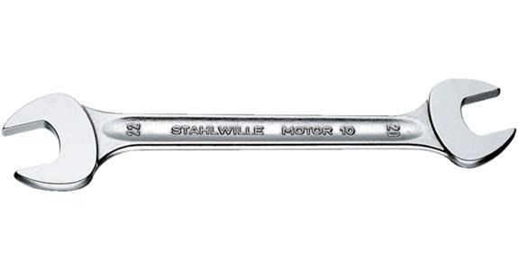 Oboustranný otevřený klíč STAHLWILLE, 10 x 11 mm, DIN 3110 MOTOR
