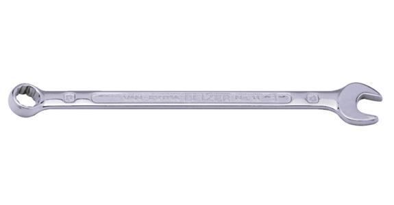 Combination wrench long 15° vanadium-extra-steel AF 24x24 mm